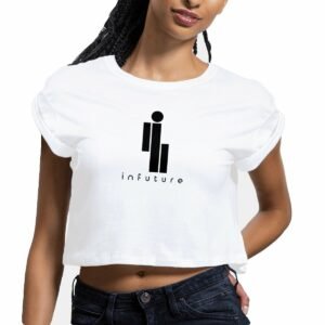 Crop Top femme - Infuture Premium Plus - Black