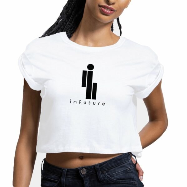 Crop Top femme - Infuture Premium Plus - Black